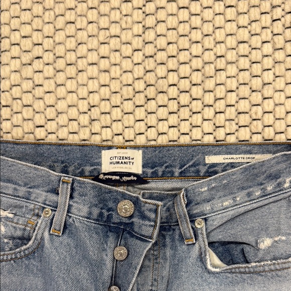 Citizens of Humanity Light Blue Button-Fly Jeans - Picture 2 of 4